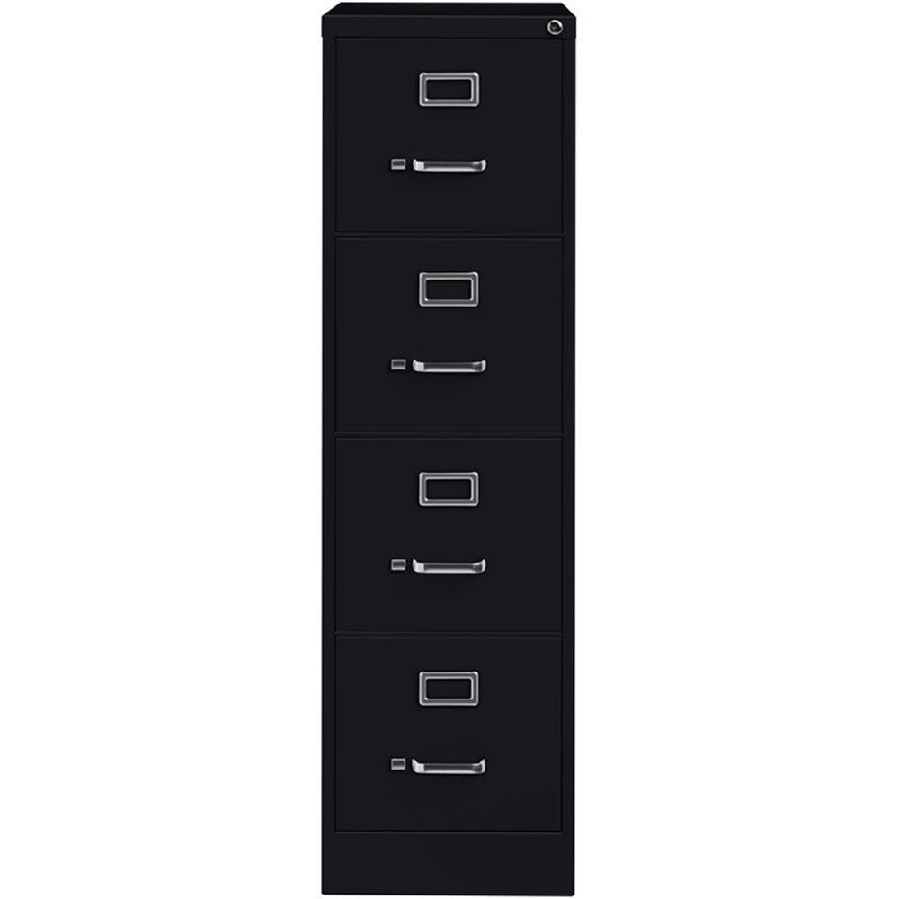 Black 4-Drawer Metal Vertical Filing Cabinet I56742