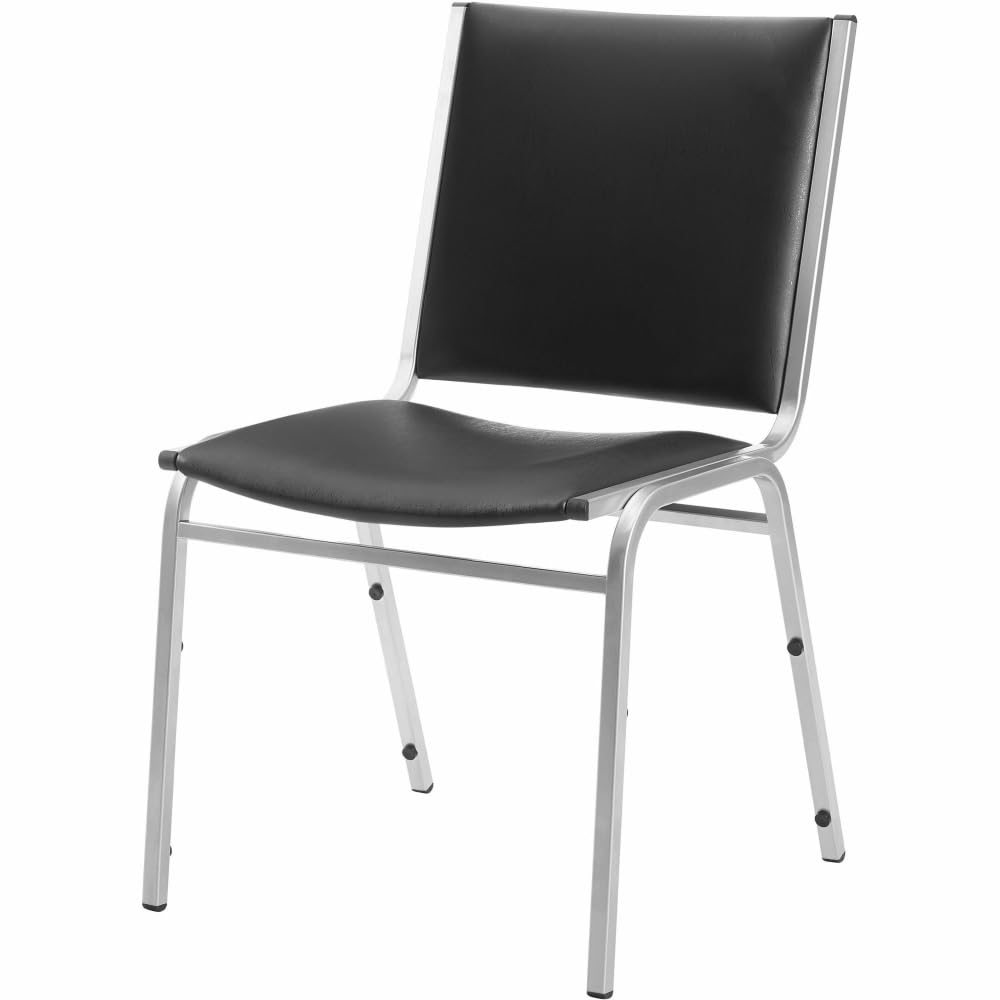 Black Armless Stacking Chairs J49107