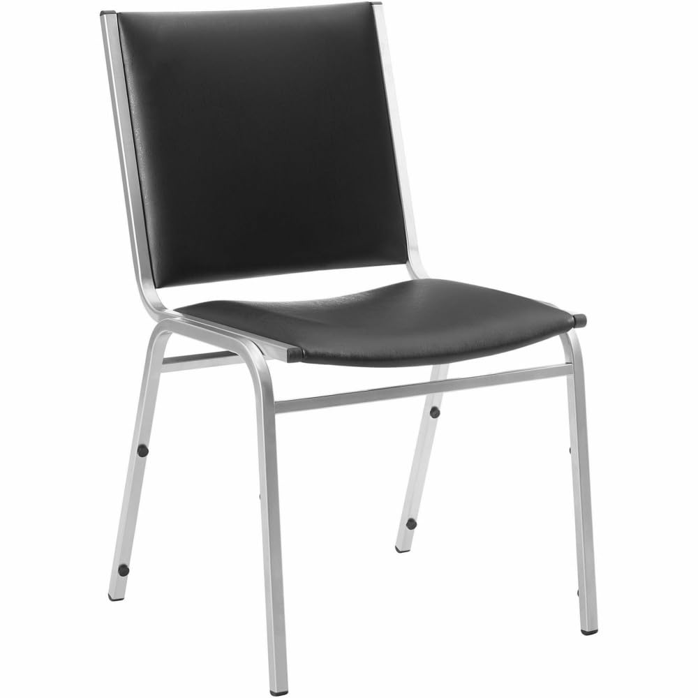 Black Armless Stacking Chairs J49107