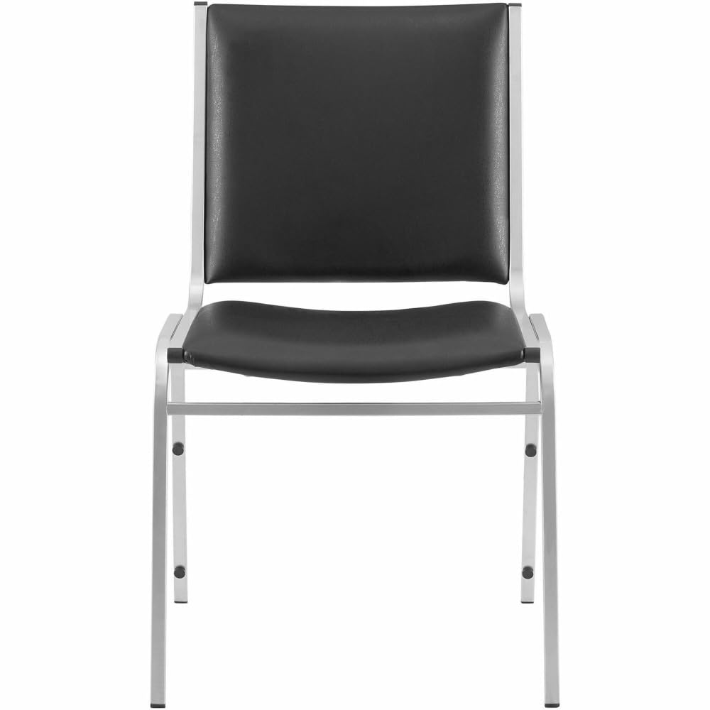 Black Armless Stacking Chairs J49107