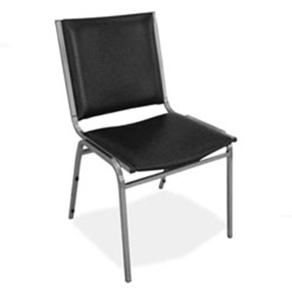 Black Armless Stacking Chairs J49107