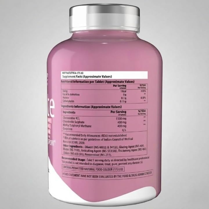 1500mg Glucosamine 400mg Chondroitin 400mg MSM 60 Tablets K1651