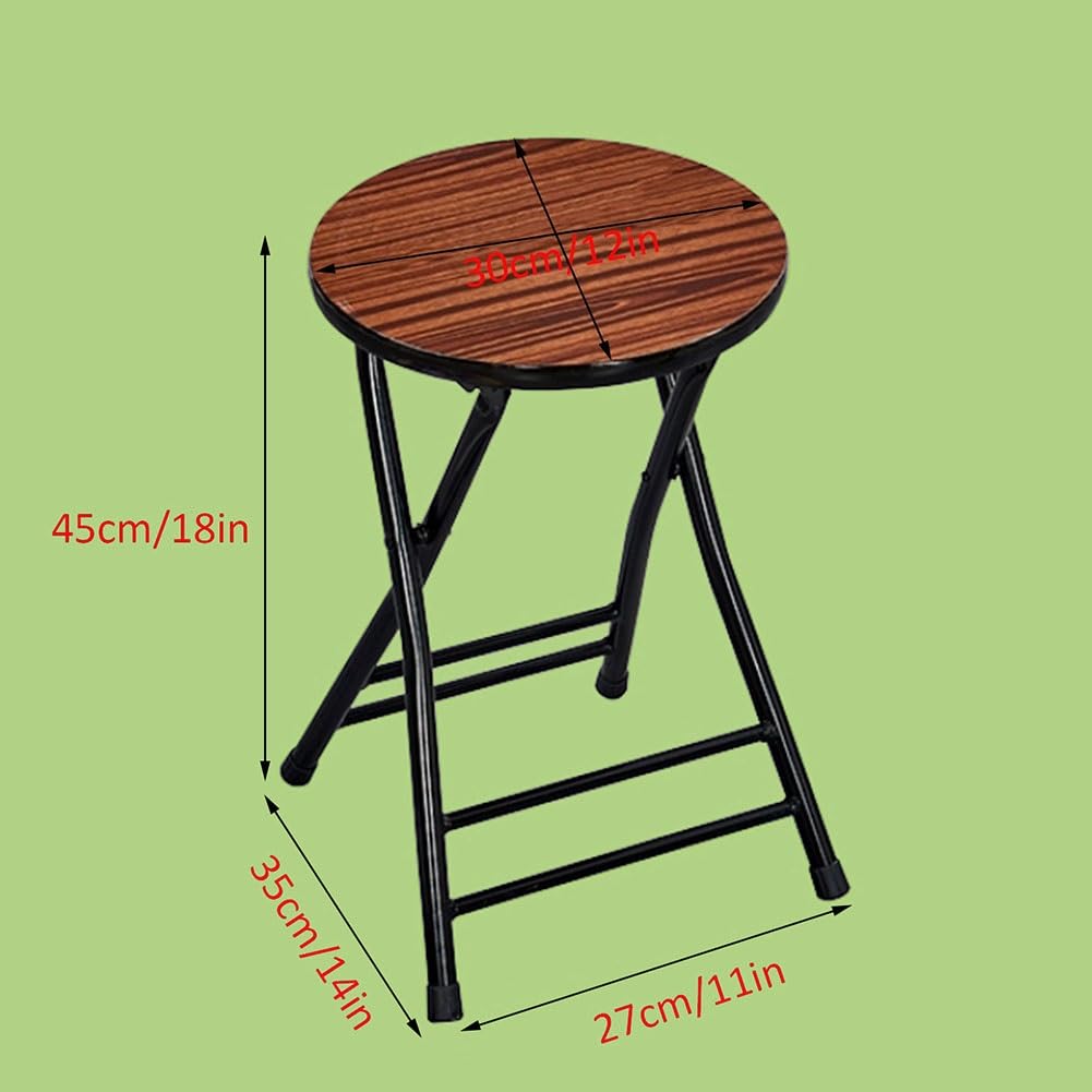 18 Inch Round Backless Folding Bar Stool Q41847