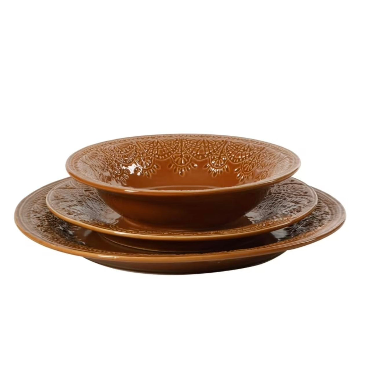 12-Piece Ceramic Dinnerware Set G2543