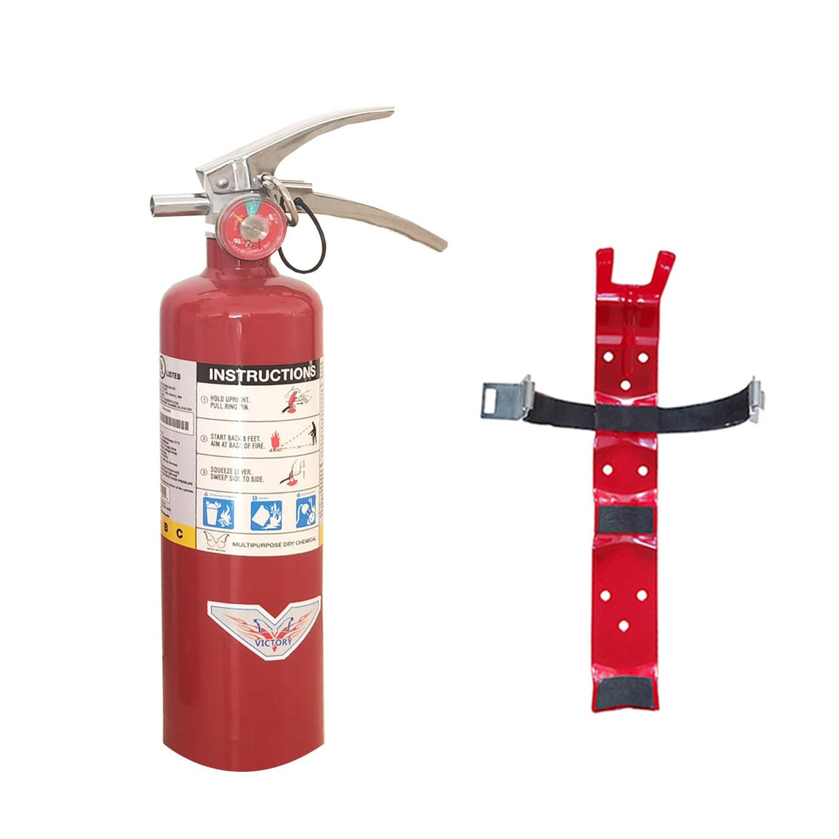 2.5LB ABC Dry Chemical Fire Extinguisher with Wall Bracket M4387