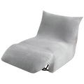 Light Gray Velvet Oversized Recliner Chair Cover F38502