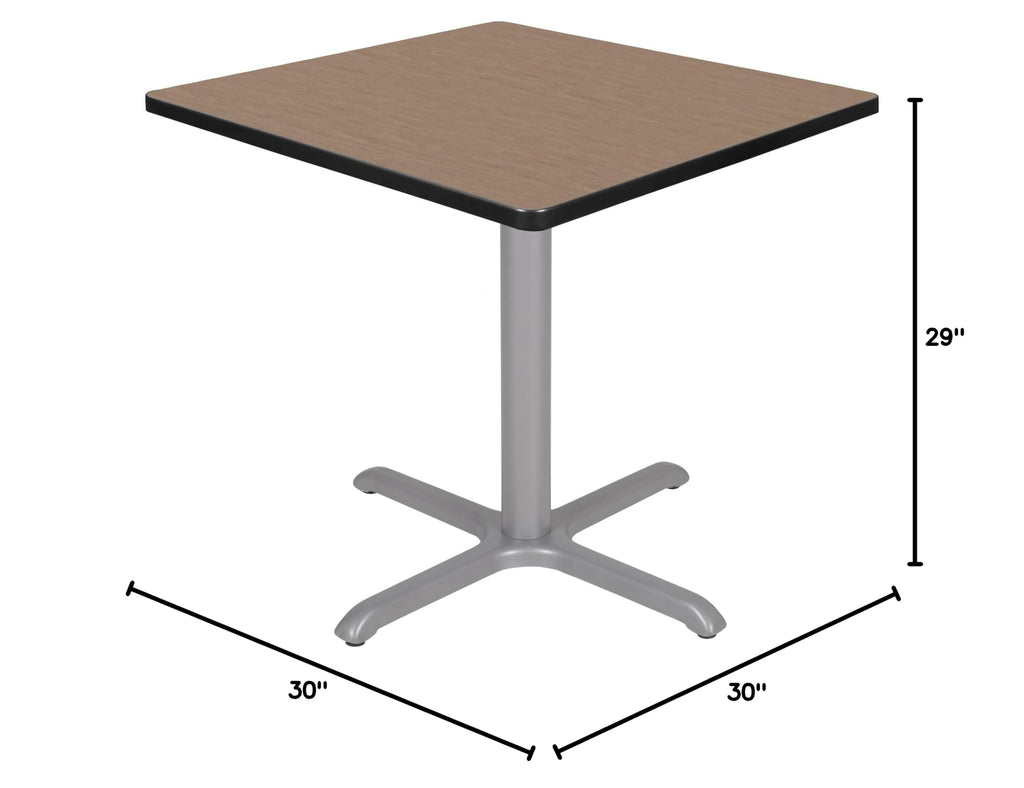 30" Square X-Base Breakroom Table N513032