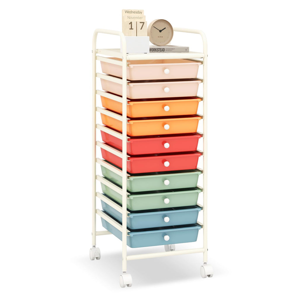 10 Drawer Rolling Cart I36500