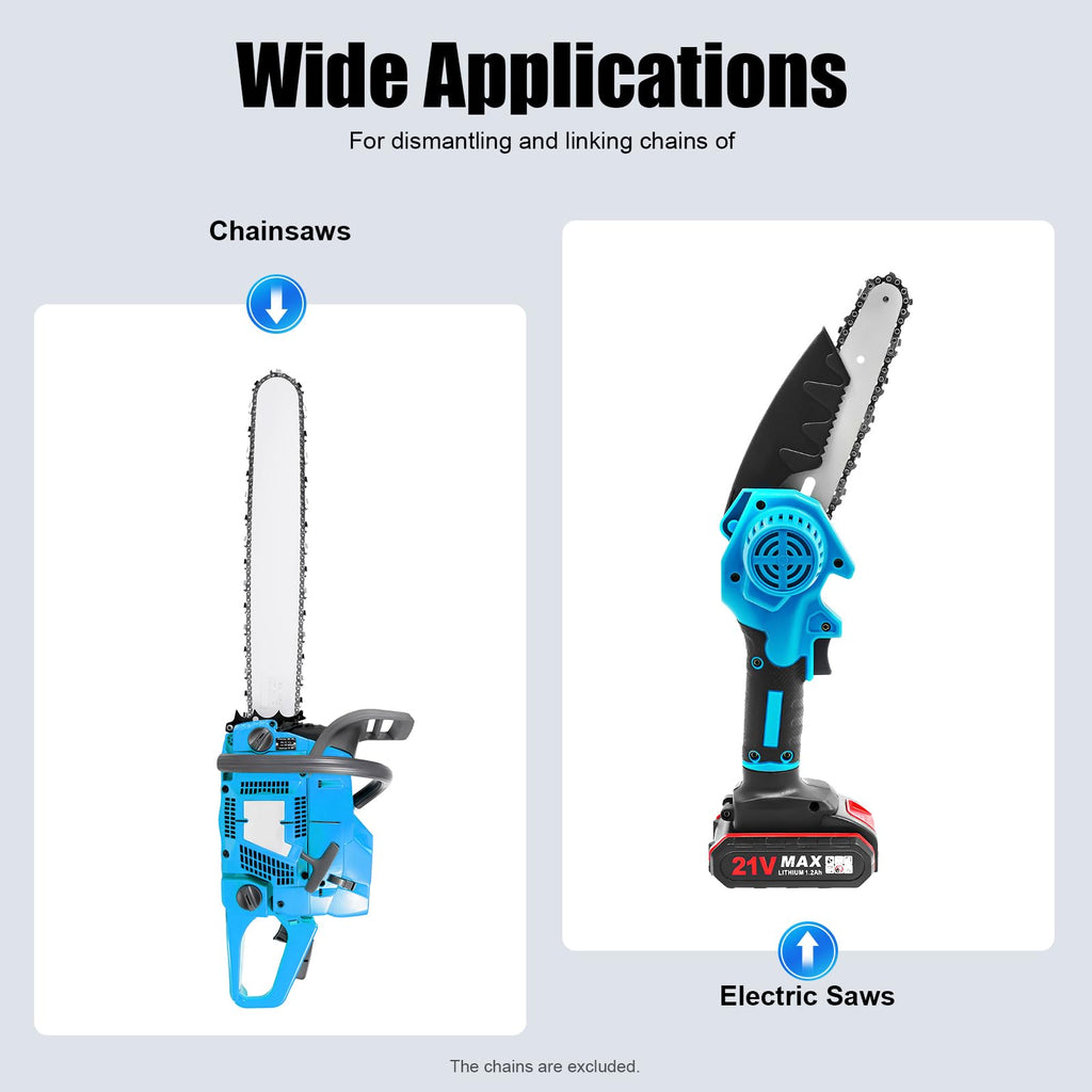 Heavy Duty 2 in 1 Chain Breaker & Riveter Tool with 3 Punches & 2 Connectors B491