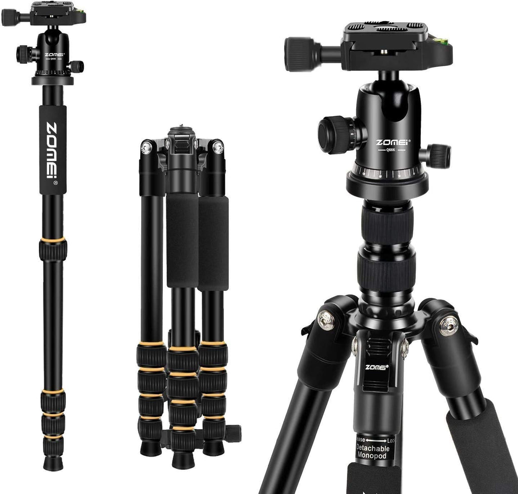 Camera Tripod with Ball Head Quick Release Plate and Carrying Case J977309