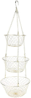 3-Tier Heavy Duty Wire Hanging Basket D856750