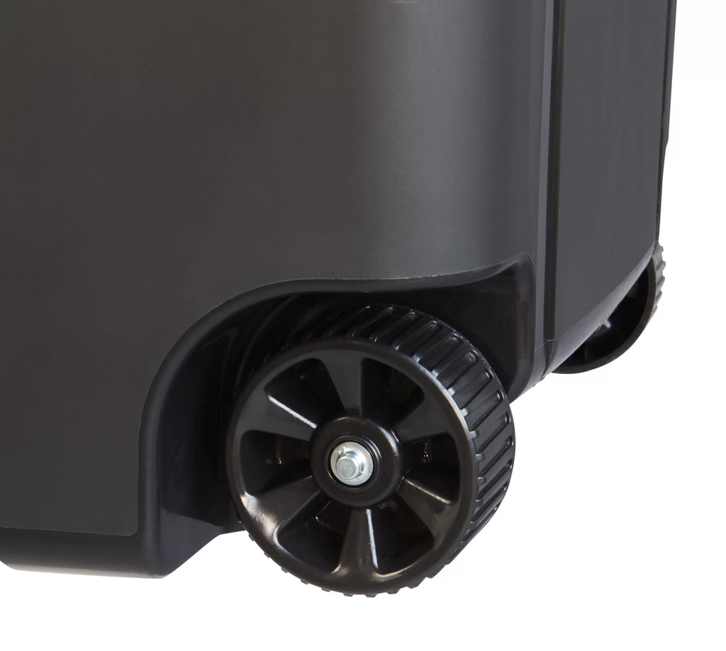Black 45 Gallon Wheeled Plastic Garbage Can M583