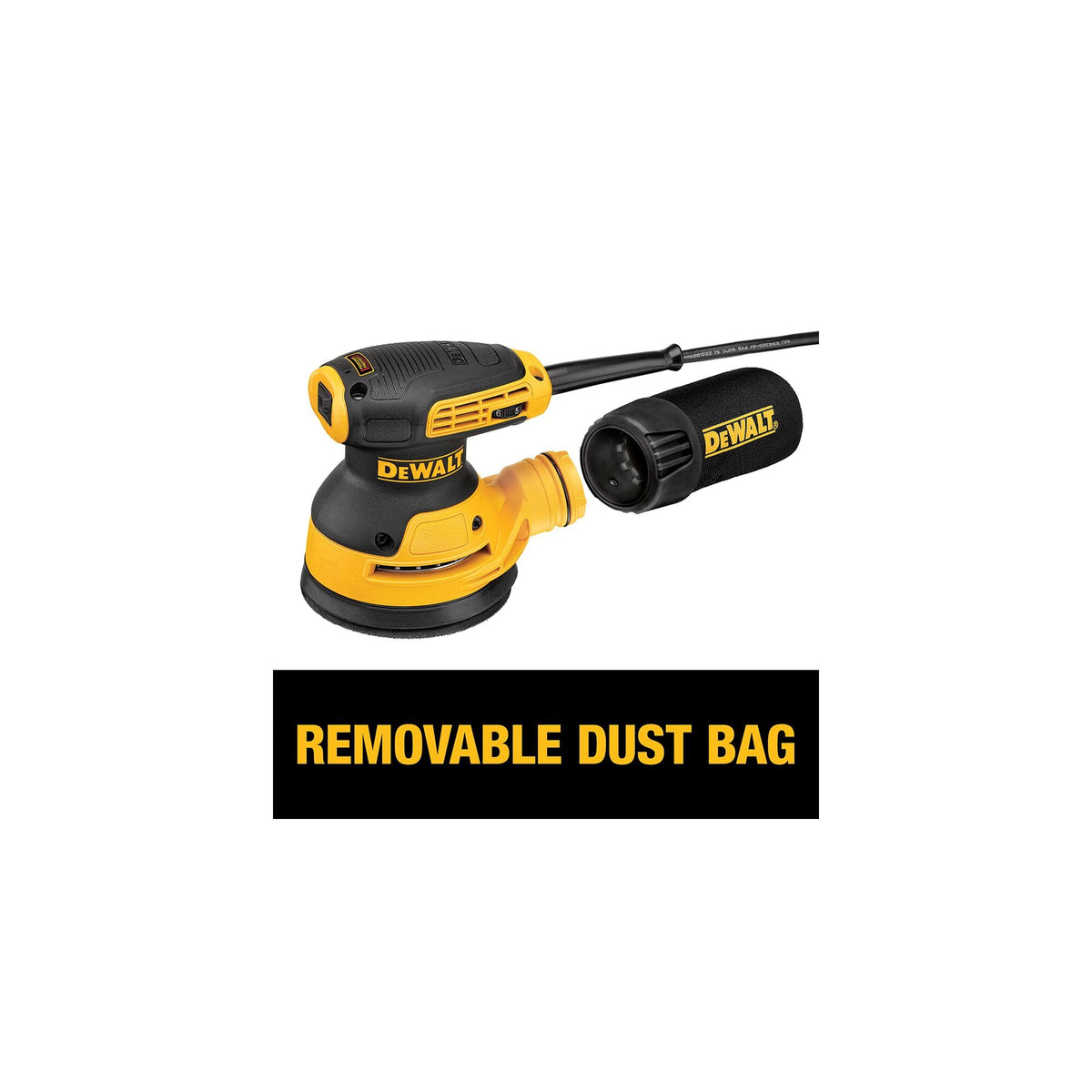 Corded Electric Variable Speed 5-Inch Random Orbit Sander Y182