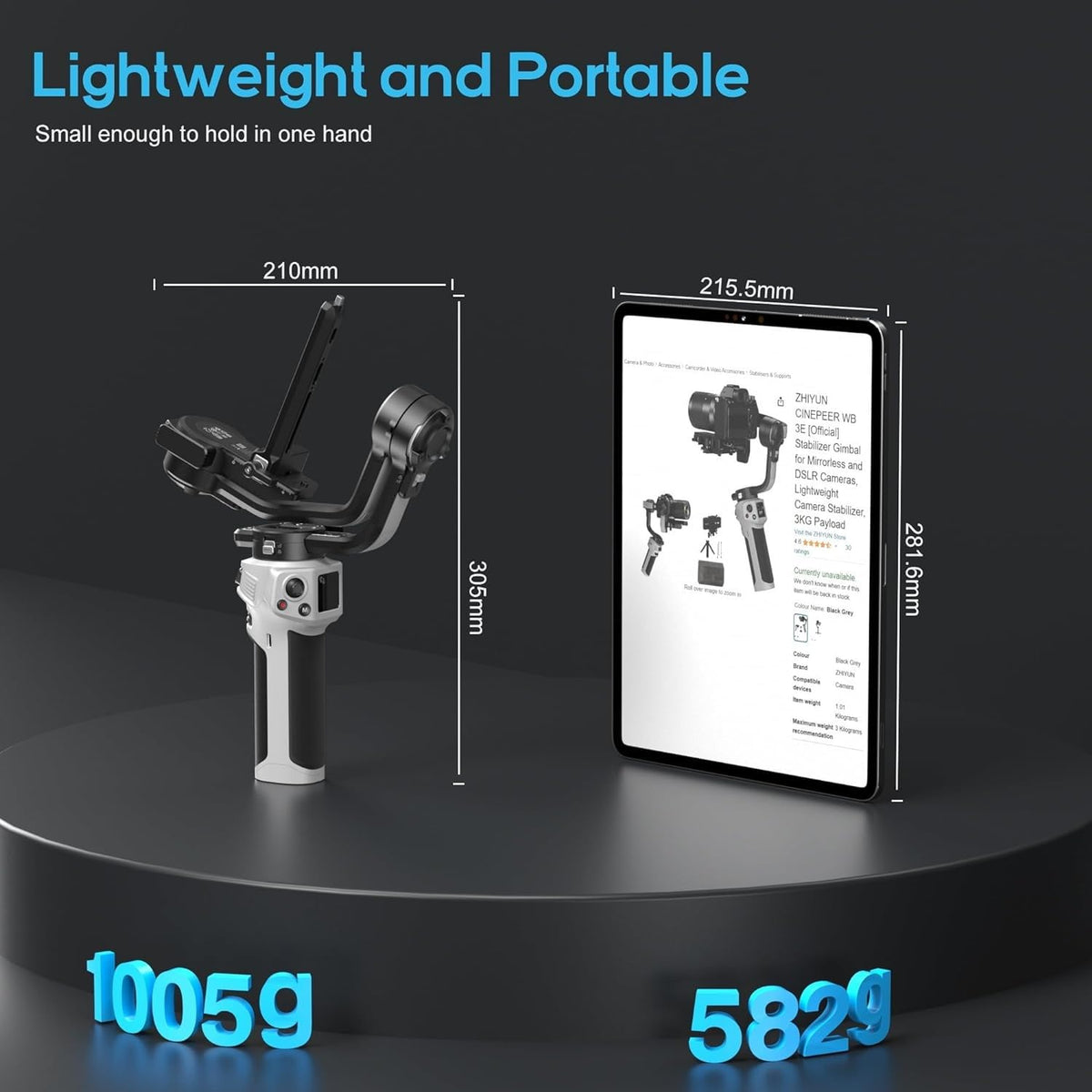 3-Axis Gimbal Stabilizer H8753