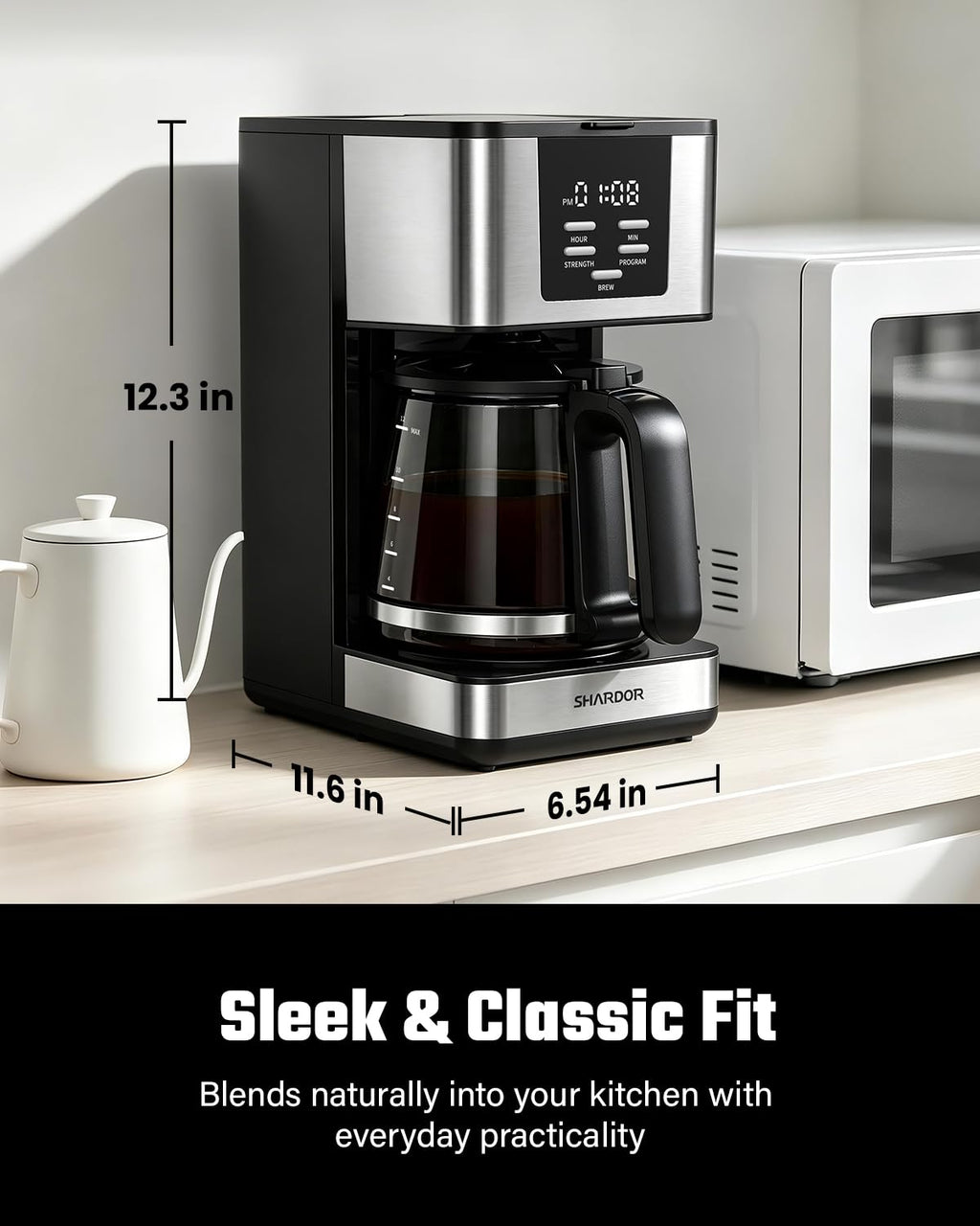 12-Cup Programmable Coffee Maker J316