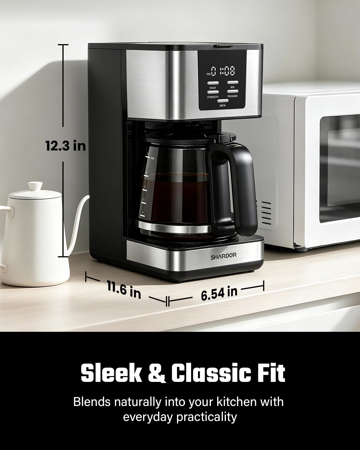 12-Cup Programmable Coffee Maker J316