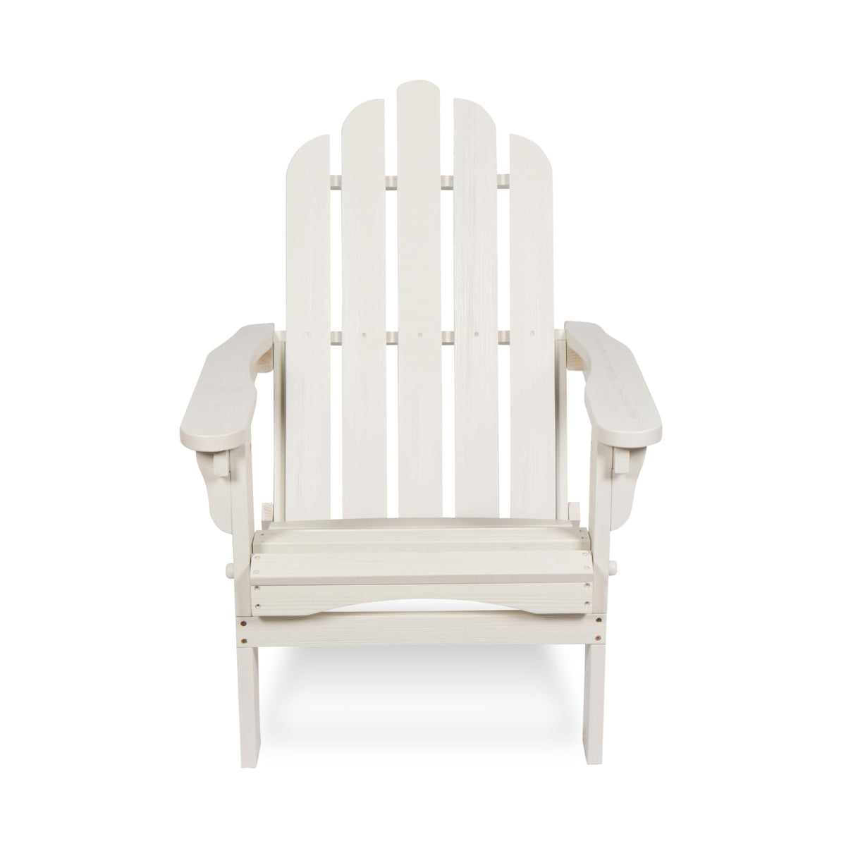 Eggshell White Wooden Outdoor Folding Chair G79018