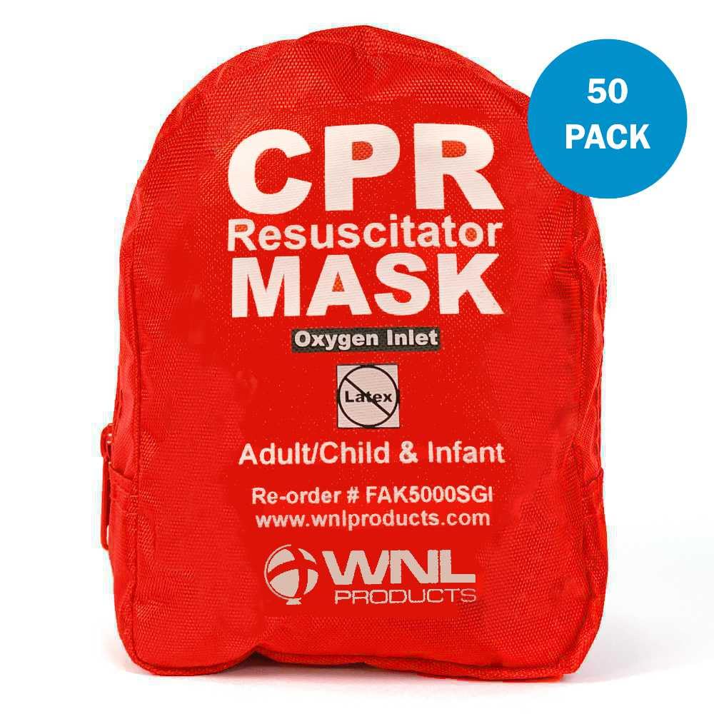 CPR Compression Rate Wrist Monitor & Soft CPR Mask L6730