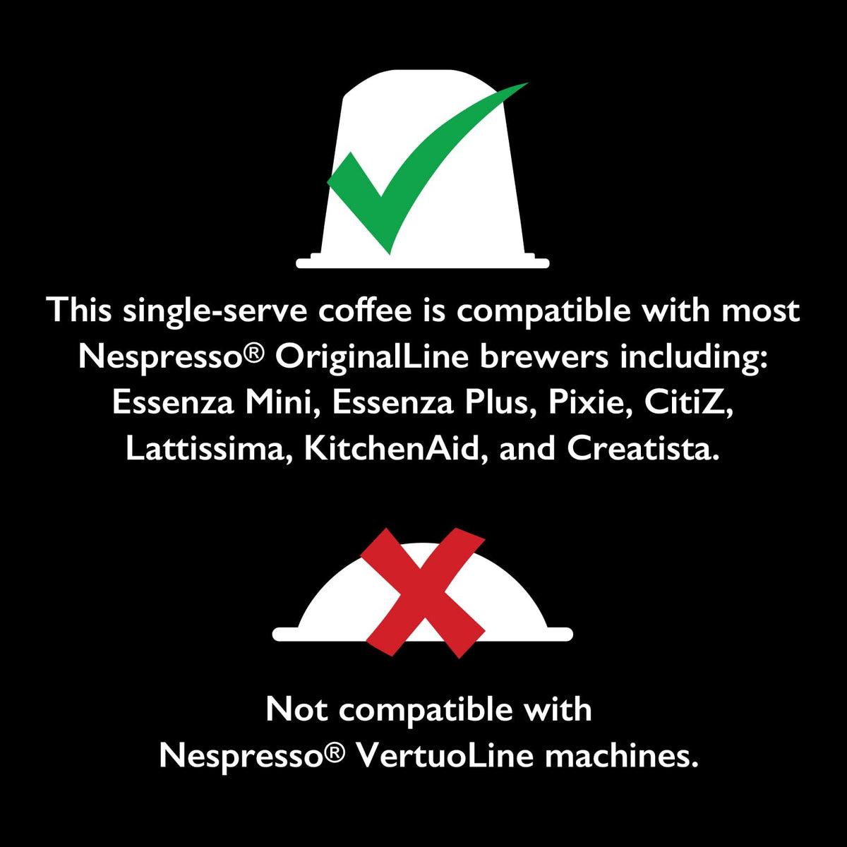 Organic Espresso Capsules for Nespresso OriginalLine, 120 Aluminum Capsules D25114