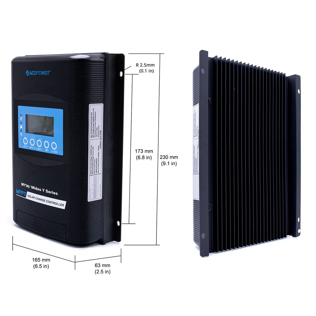 300 Watt Monocrystalline Solar Panel Kit with 30A MPPT Charge Controller T9350
