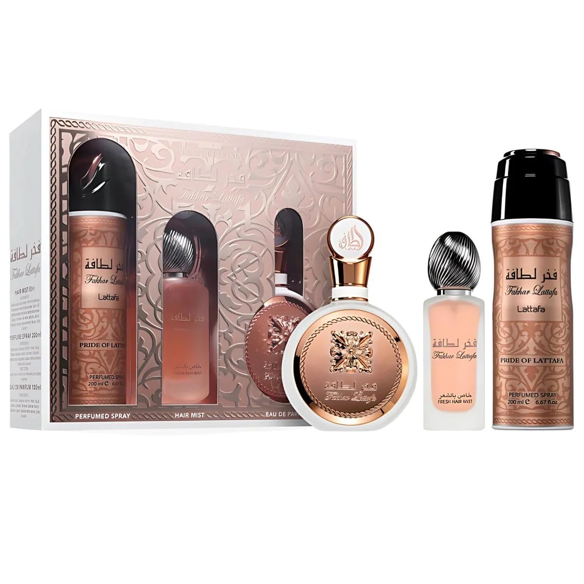 3 Piece Eau de Parfum Hair Mist Deodorant Spray Set W72841