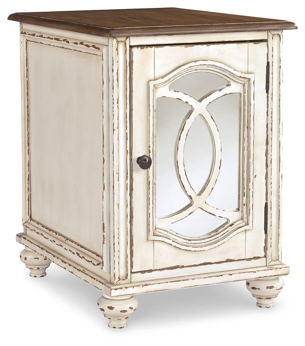 Chairside End Table with Storage L4028