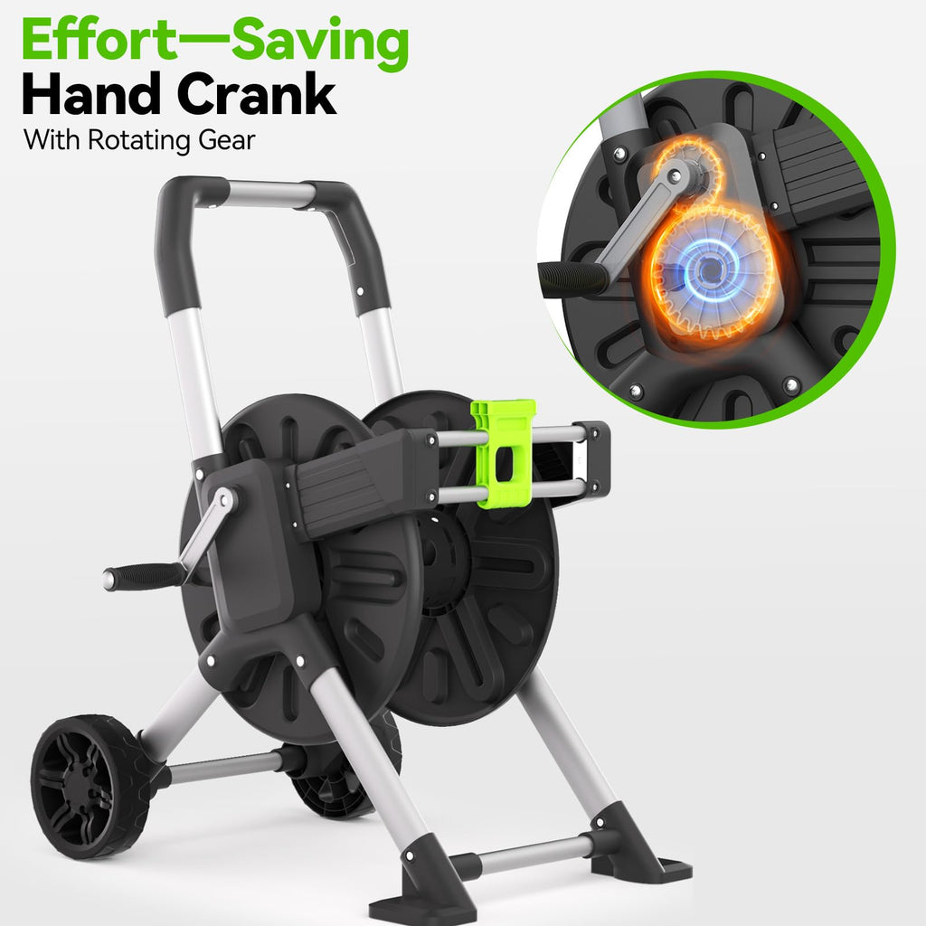 Garden Hose Reel Cart with Wheels Y373088