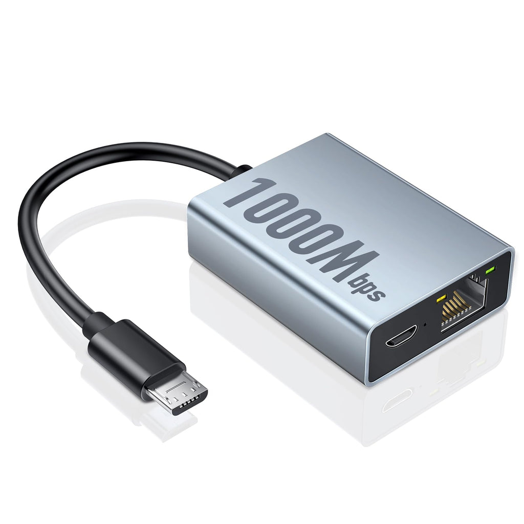 1000 Mbps Micro USB to RJ45 Ethernet Adapter J207239