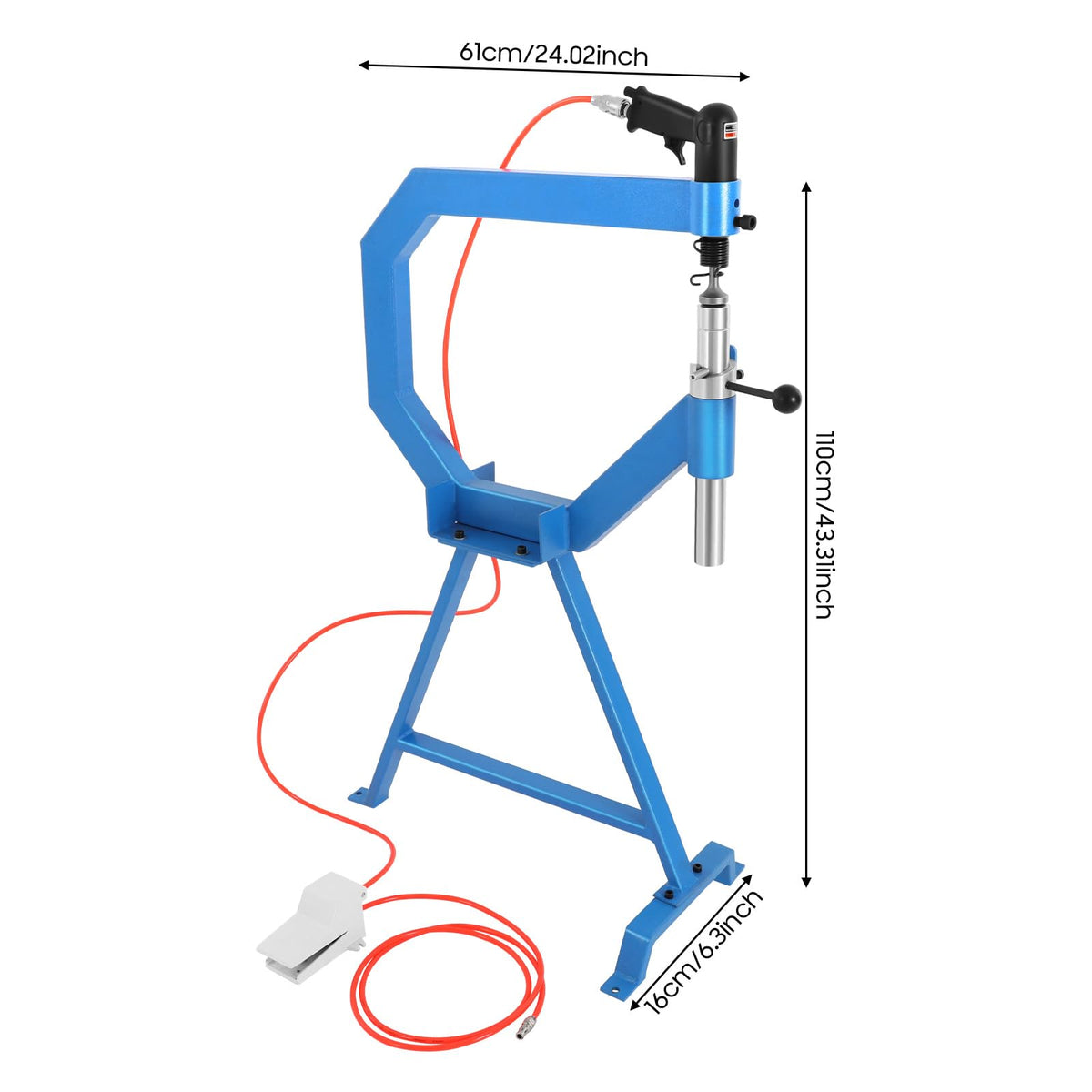 Pneumatic Planishing Hammer with Dies X618