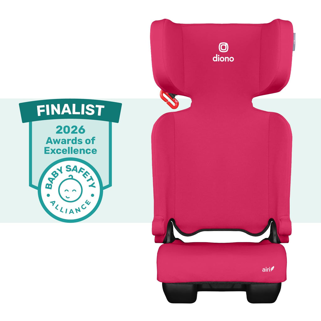 Pink Foldable High Back Booster Seat B1911