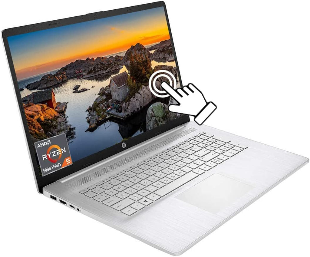17.3'' HD+ Touchscreen Laptop AMD Ryzen 5 16GB RAM 1TB SSD Silver Z9274