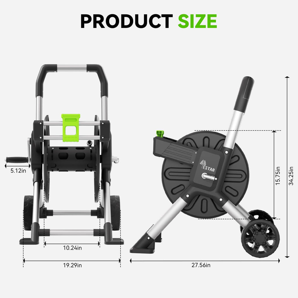 Garden Hose Reel Cart with Wheels Y373088
