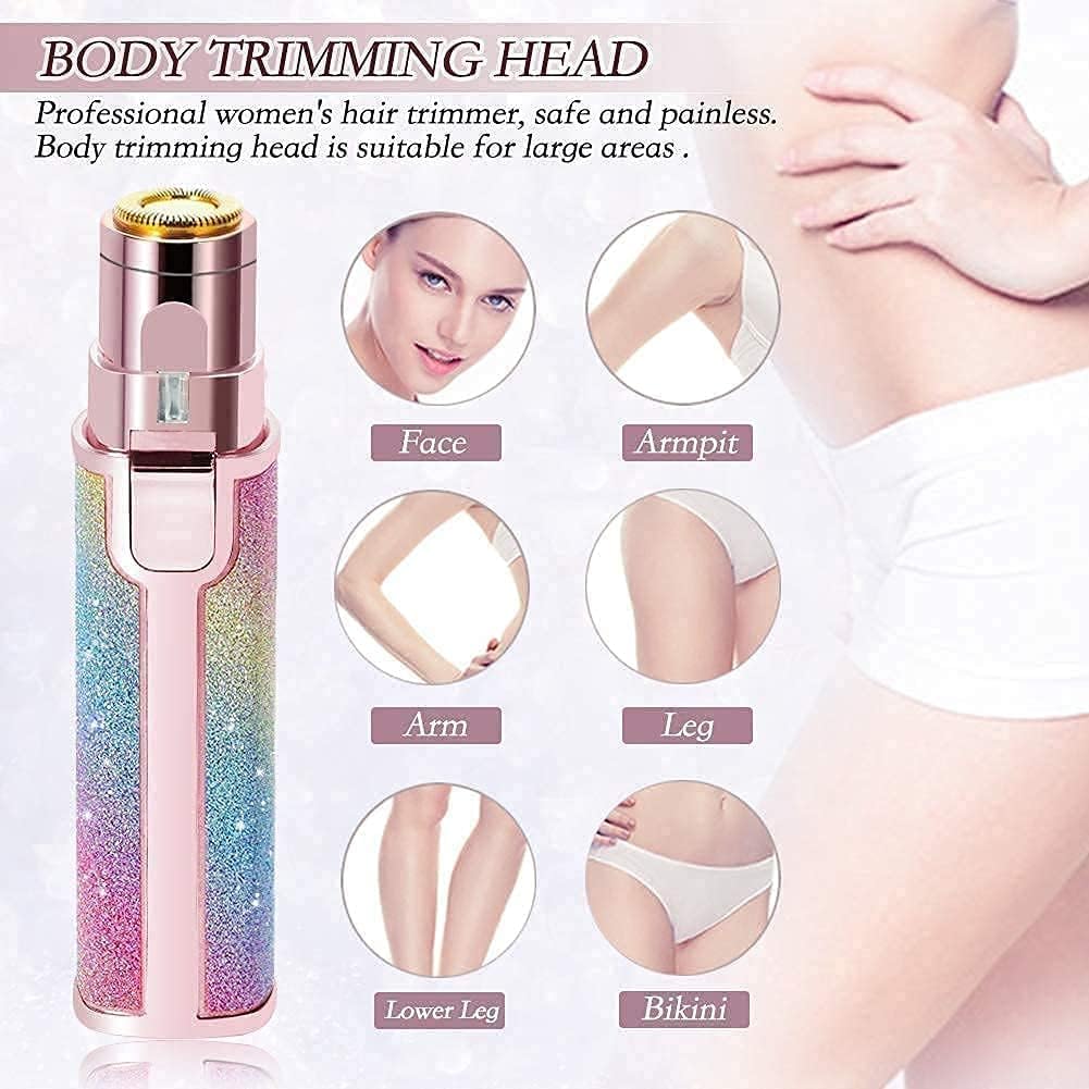 Portable Eyebrow Trimmer Electric Trimmer with Light J4932