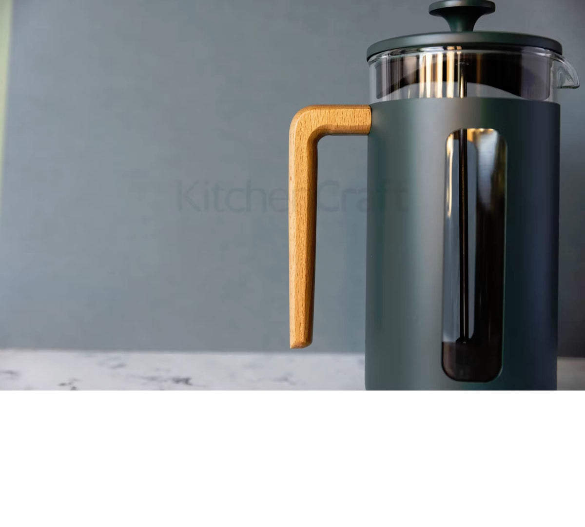 8 Cup Green Stainless Steel French Press H86740