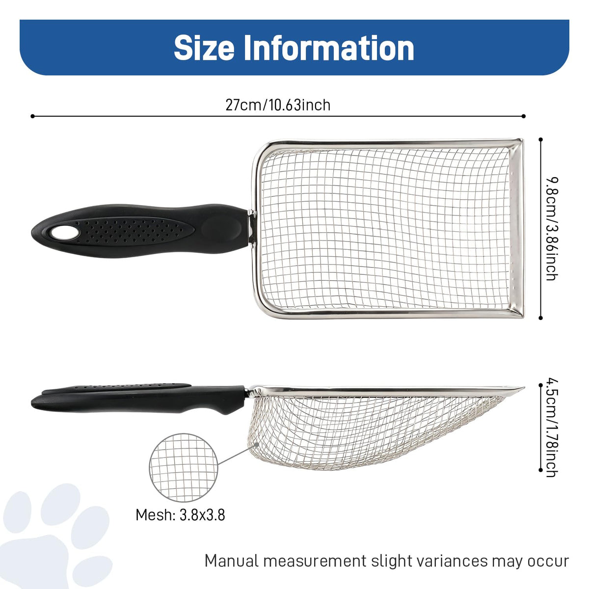 Stainless Steel Cat Litter Scoop X966