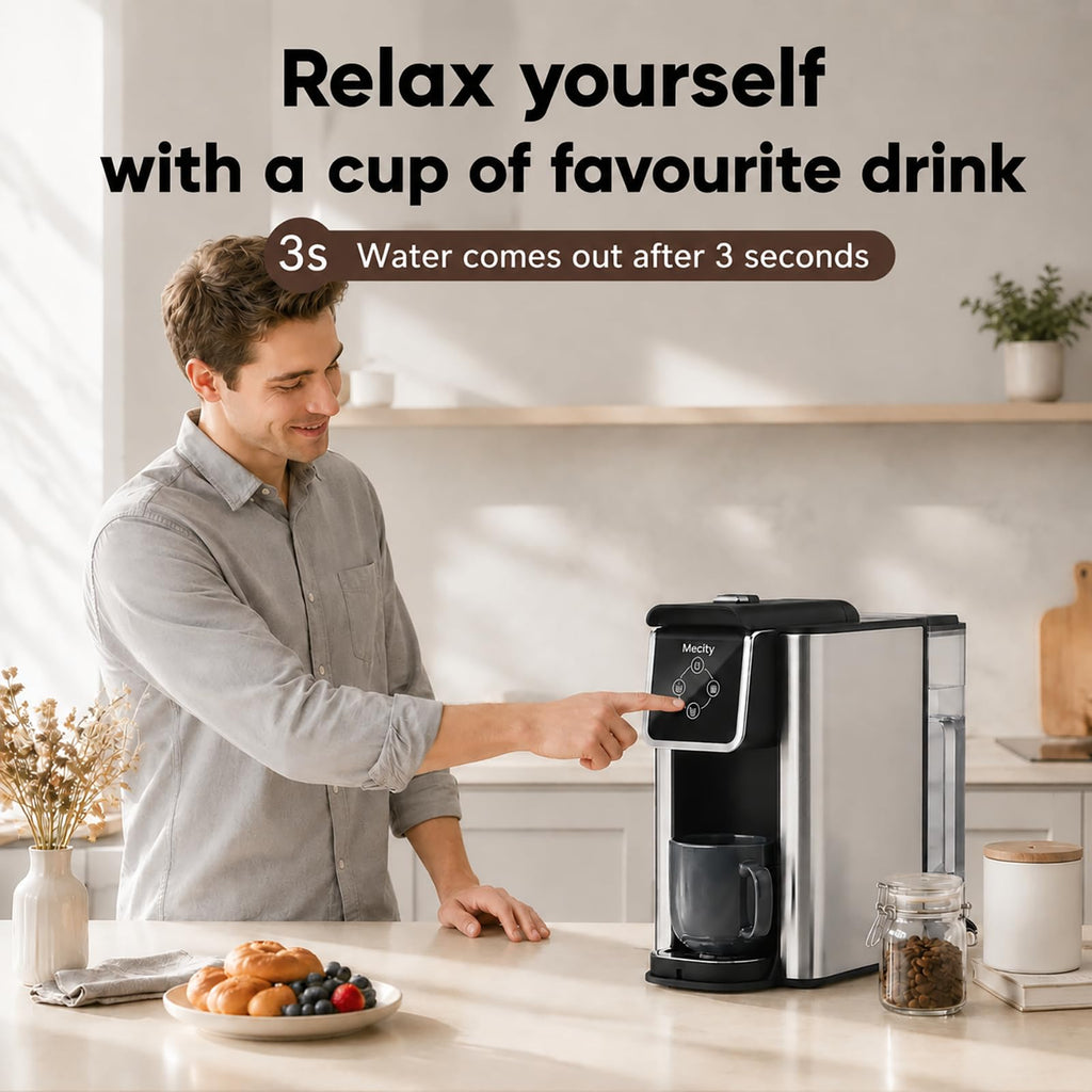3 in 1 Single Serve Coffee Maker with 50 Oz Water Reservoir S22787