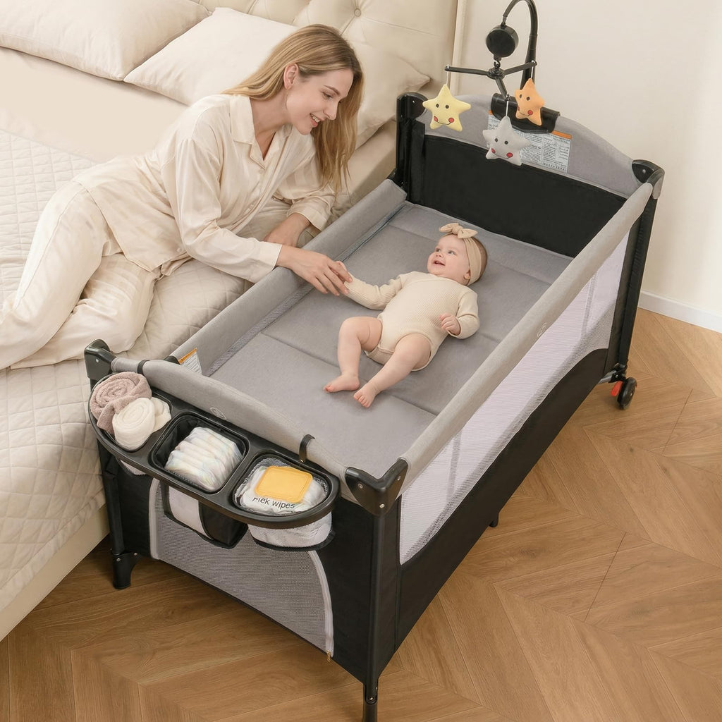 5 in 1 Gray Baby Playard F291