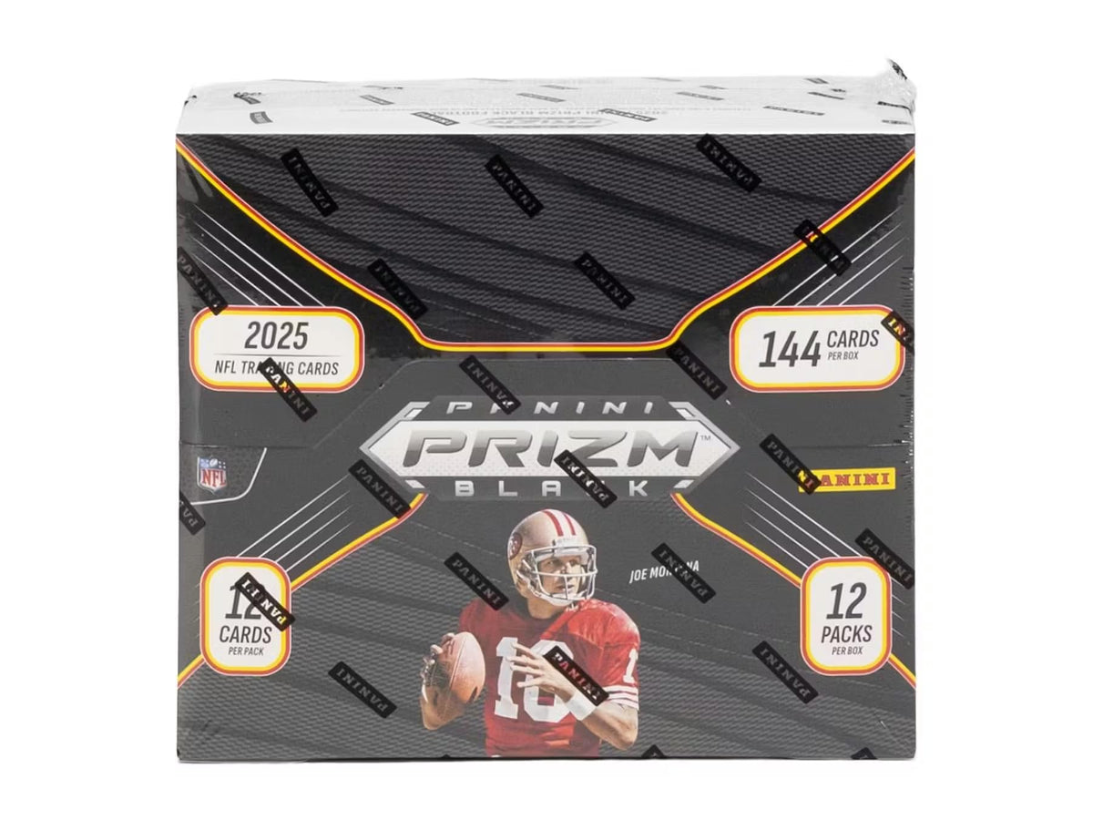 2025 Panini Prizm Black Football Trading Card Box W478477