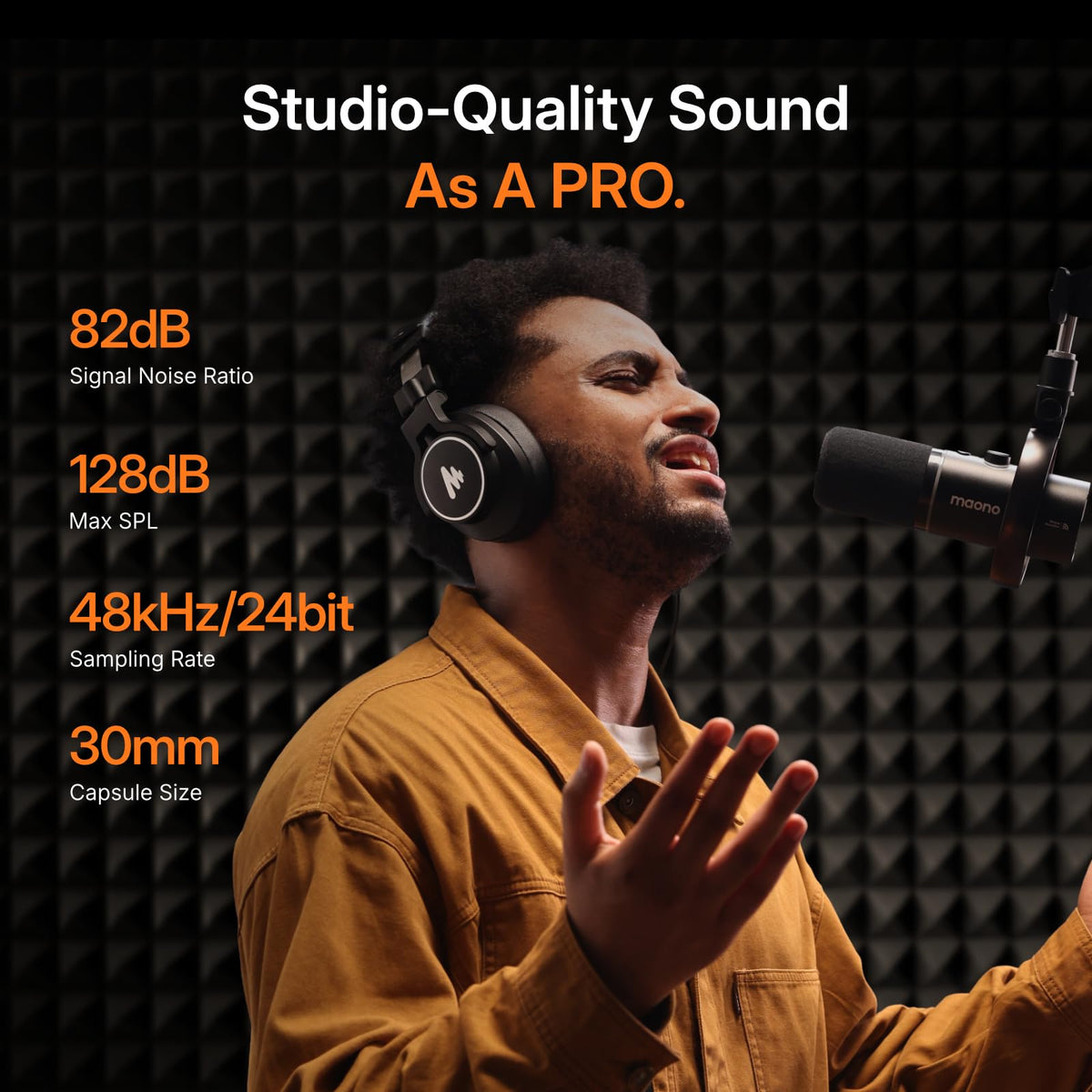 Hybrid Wireless Podcast Microphone H893