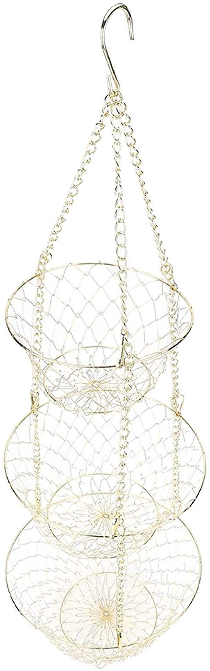 3-Tier Heavy Duty Wire Hanging Basket D856750