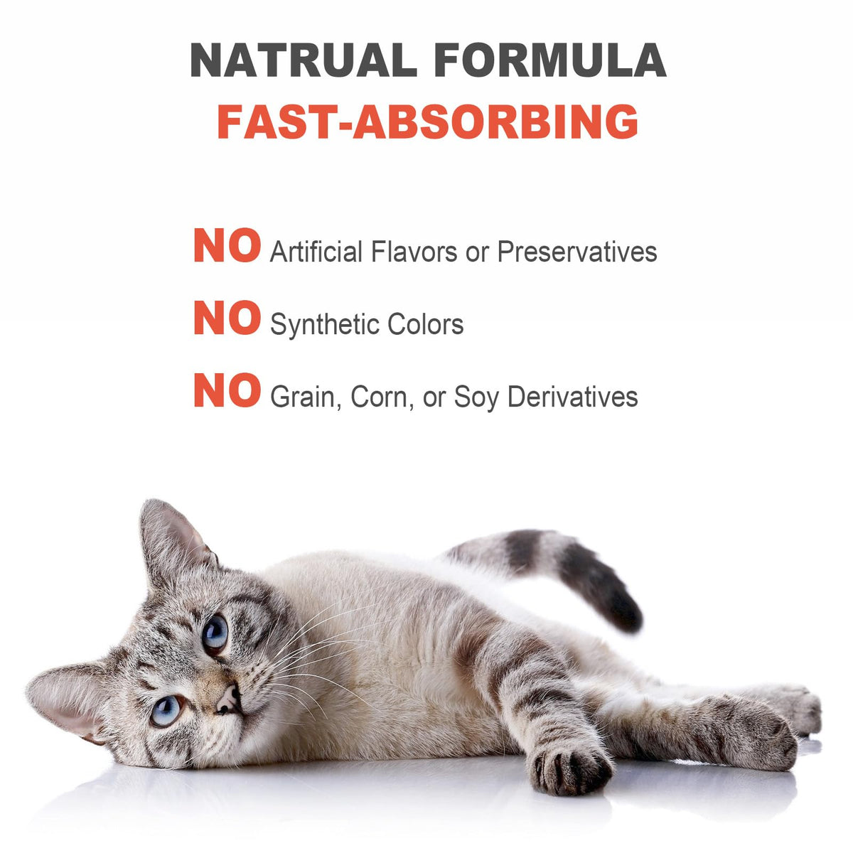Hairball Control Soft Chews for Cats, Chicken Flavor, 100 Count H9786