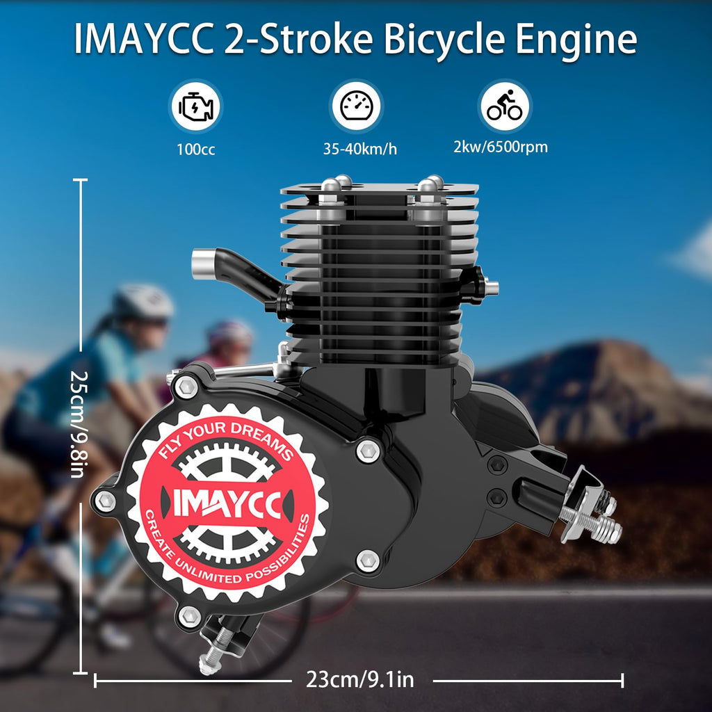 100cc 2 Stroke Gas Bike Motor Kit V9054