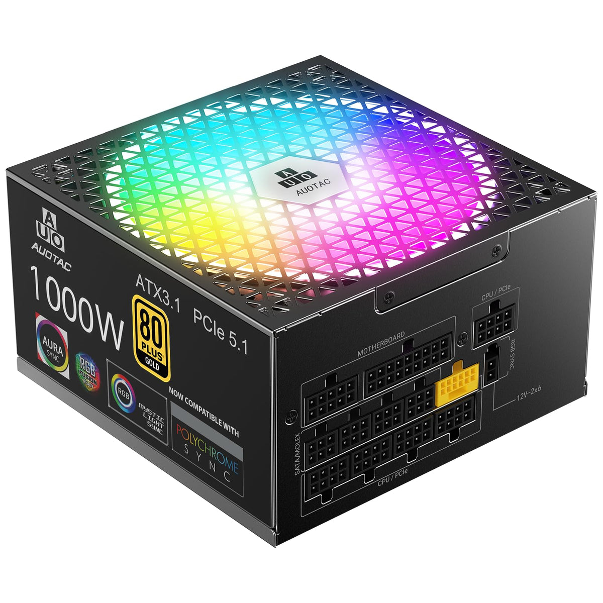 1000W Fully Modular 80+ Gold ATX 3.1 Power Supply F620