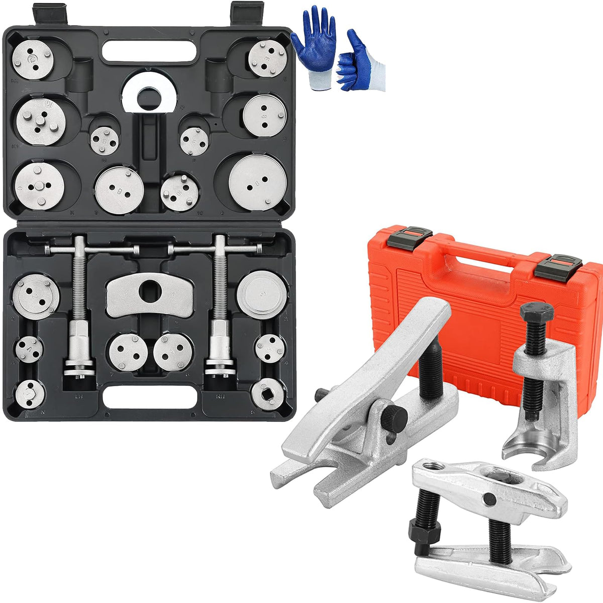 Heavy Duty Disc Brake Caliper Tool Set & Ball Joint Separator Tool Kit K11881