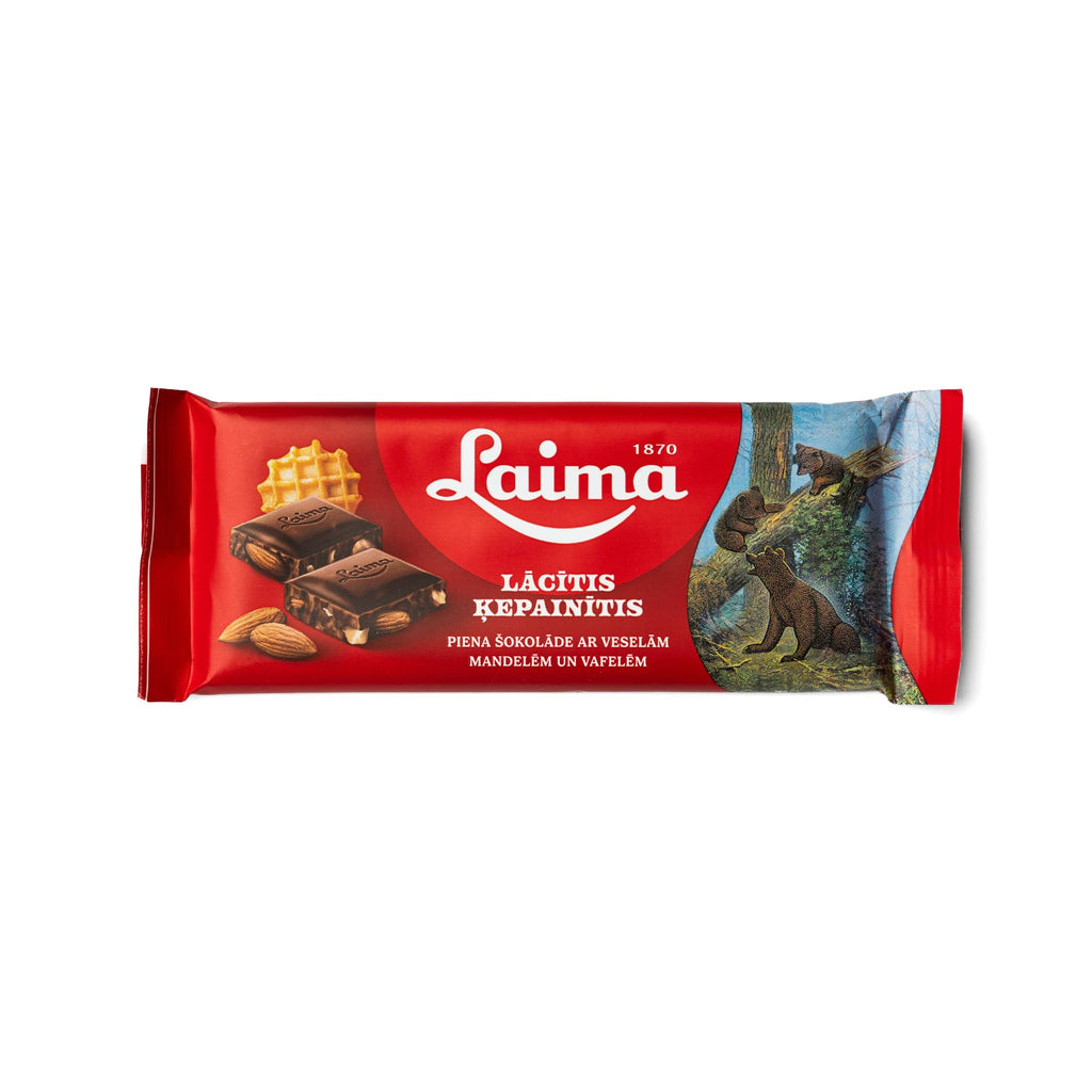 Milk Chocolate with Whole Almonds and Wafers 90g Bars Pack of 5 X34914