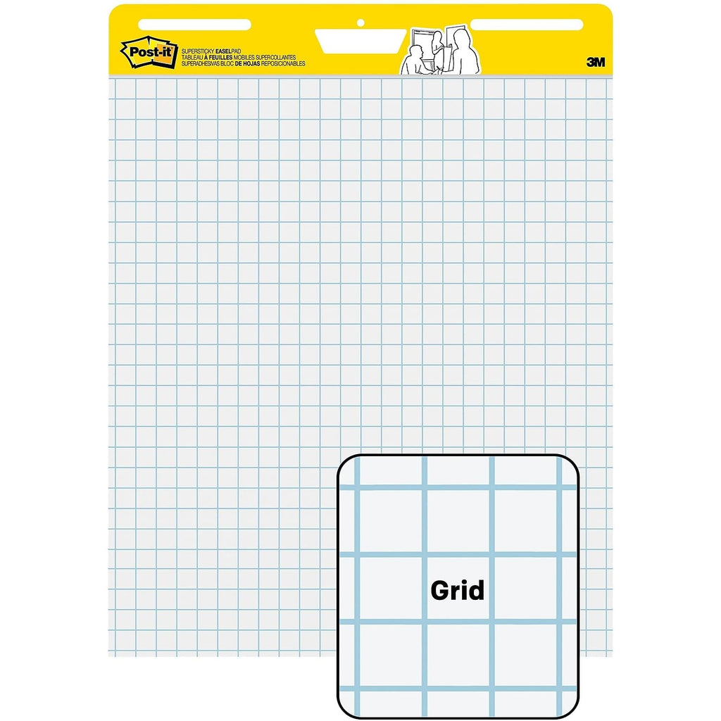 White Grid Easel Pad, 4 Pads W5304