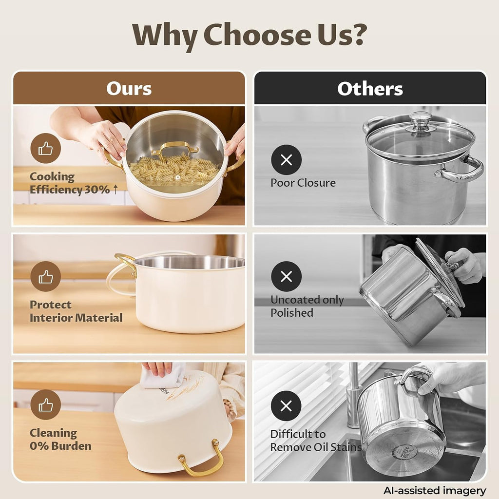 12 Quart Stainless Steel Stock Pot O249398