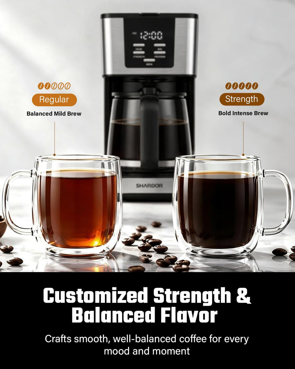 12-Cup Programmable Coffee Maker J316