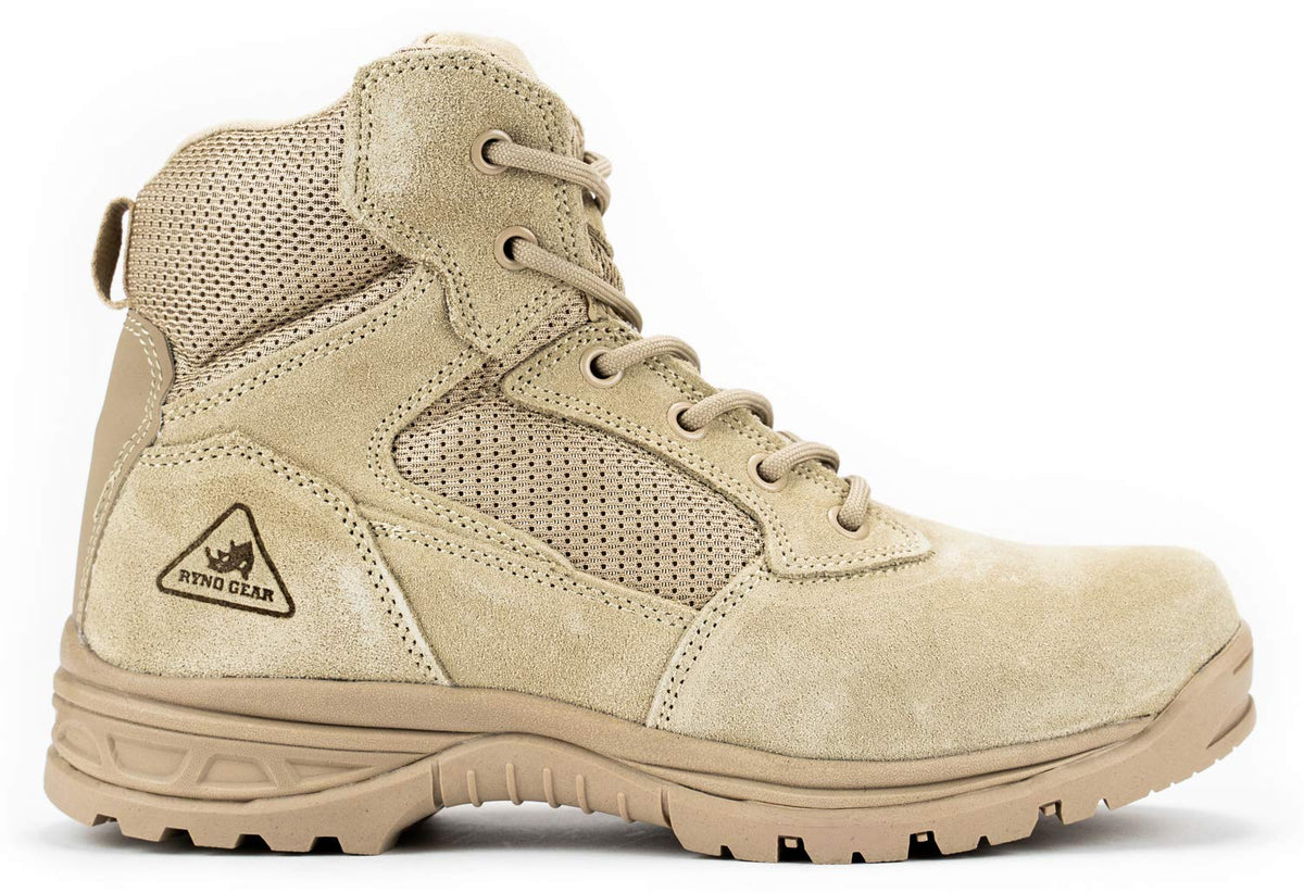 Tactical Combat Boots with CoolMax Lining and Slip Resistant Sole Y256