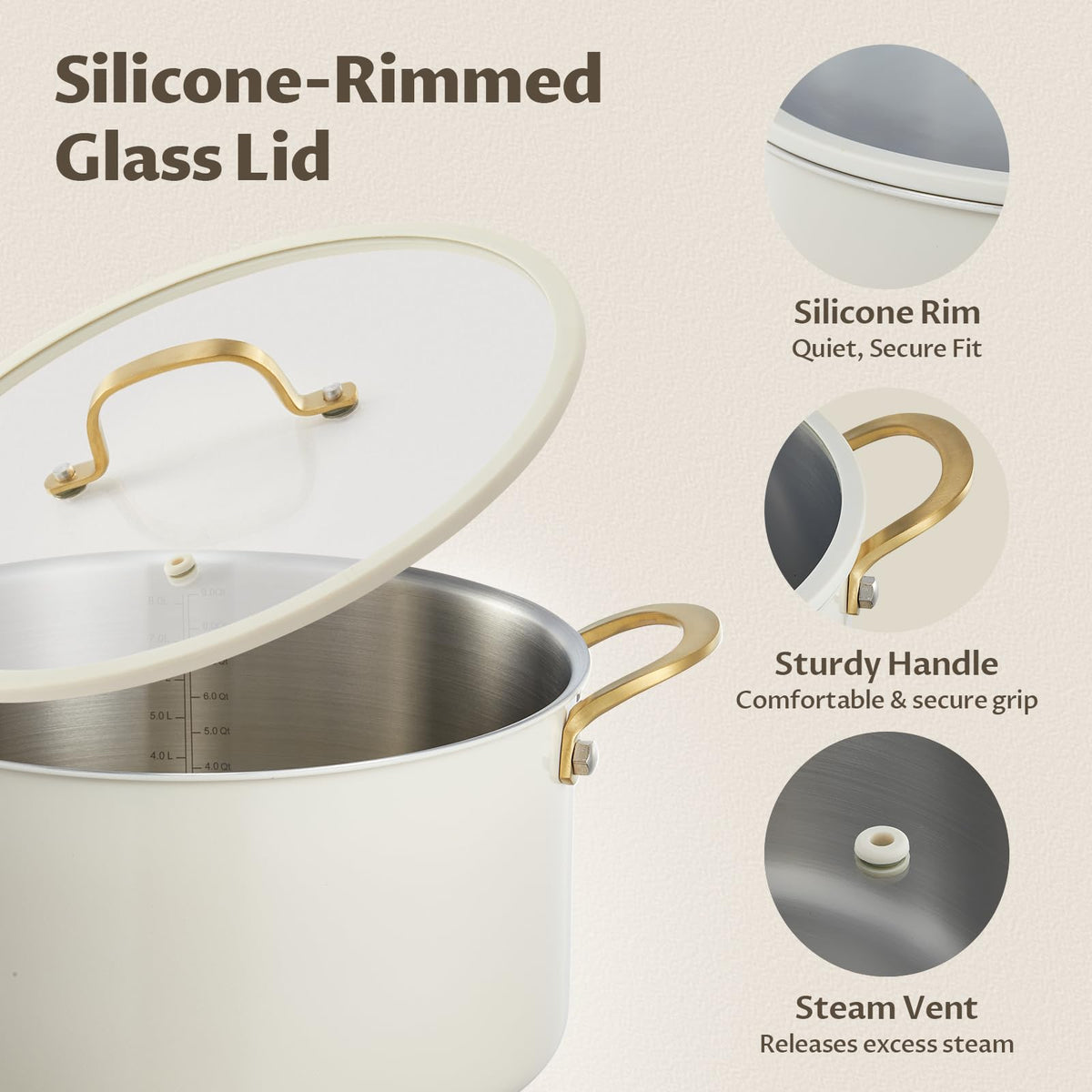 12 Quart Stainless Steel Stock Pot O249398
